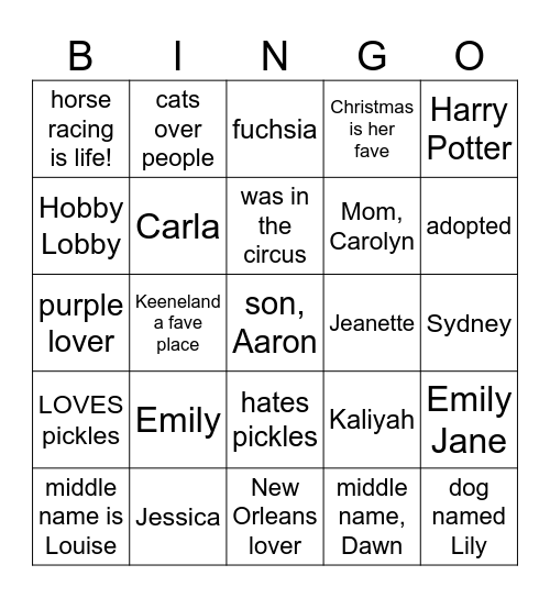 Do you know your coworker? Bingo Card