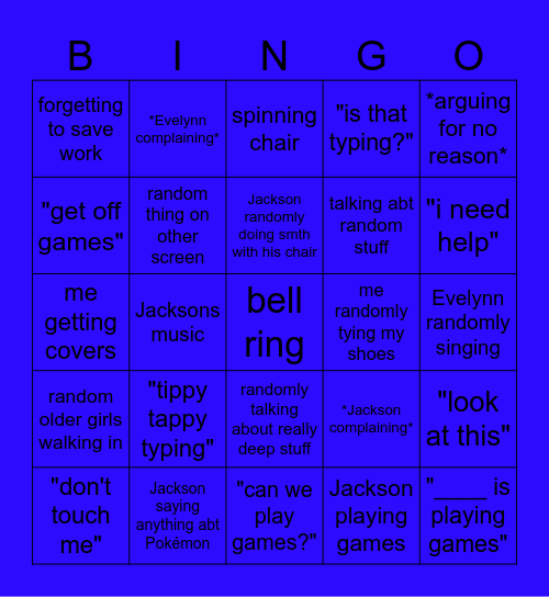 COMPUTER APPLICANE Bingo Card