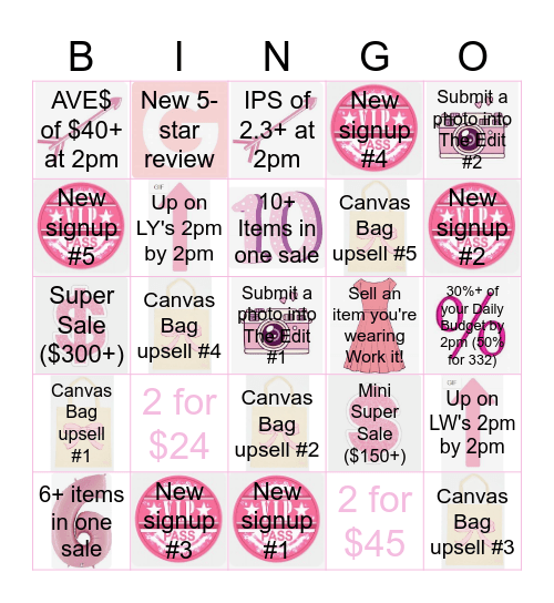 Fri-Yay Bingo! Bingo Card