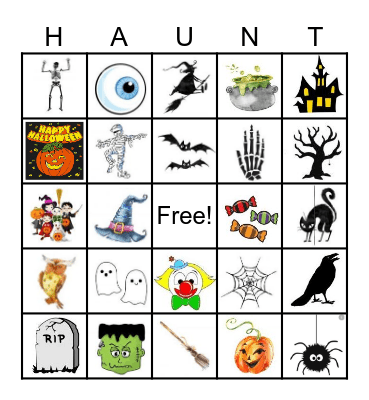 Haunted BINGO Card