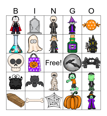 Halloween Bingo Card