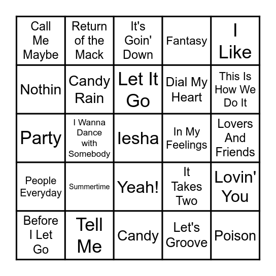 VIBE BINGO Card