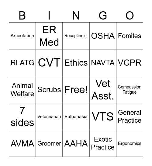 First Quarter Bingo Card