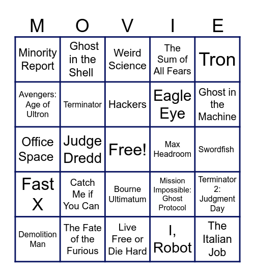 Cybersecurity Superstars BINGO Card