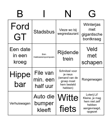 Vriendenweekend Düsseldorf Bingo Card