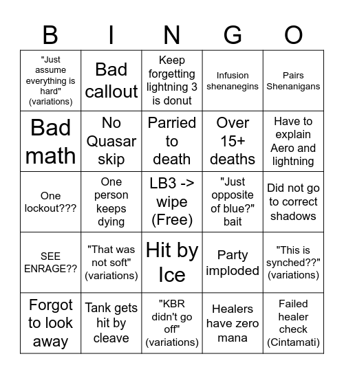 MINE P1T6 Bingo Card