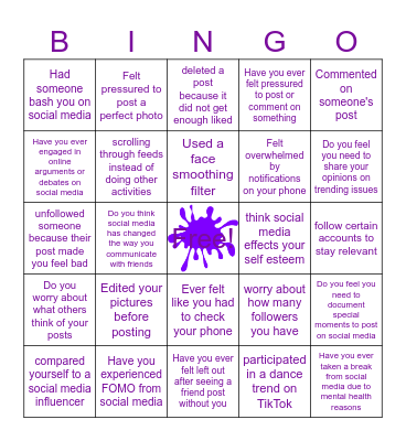 BFDC Bingo Card