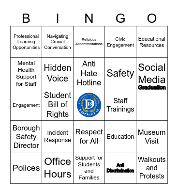 Meeting the Moment in D18 Bingo Card