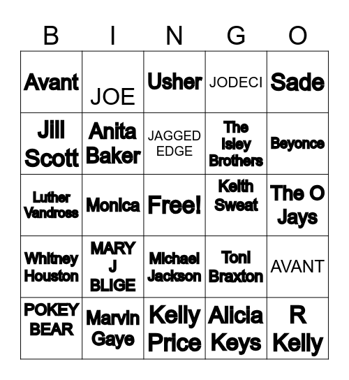 FRIENDSGIVING Bingo Card