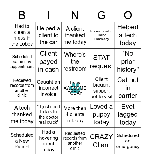 CSR BINGO Card