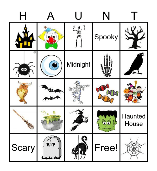 Haunted BINGO Card