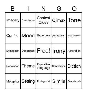 RL.10.4 Bingo Card