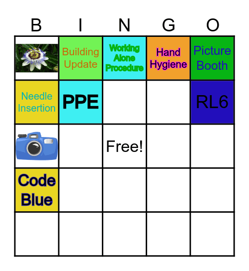 WHC Training Round Robin Bingo Card