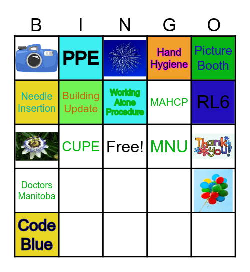 WHC Training Round Robin Bingo Card
