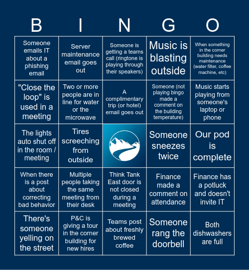 IT Bingo V5 Bingo Card