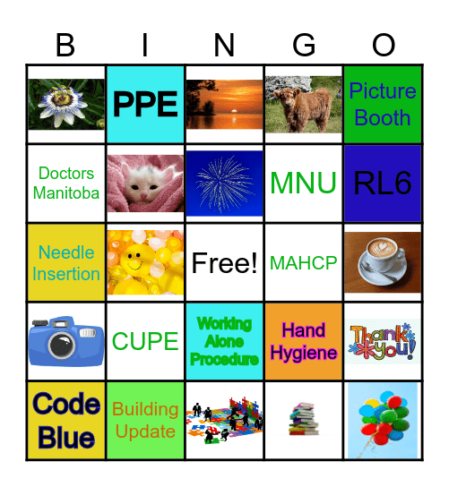 WHC Training Round Robin Bingo Card