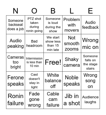 HFTH 2024 Bingo Card