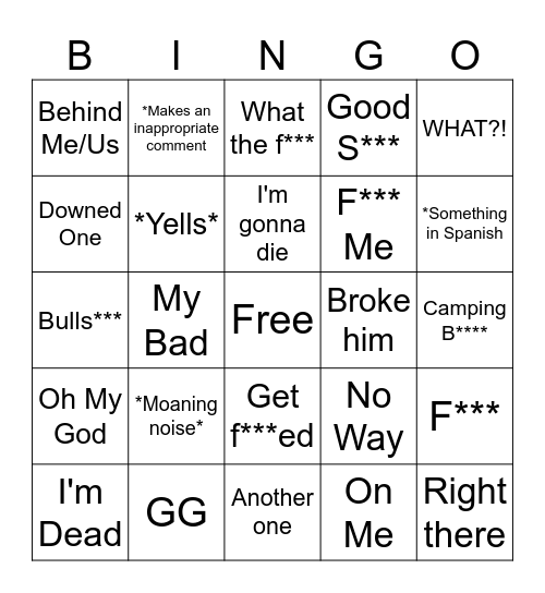 Miguel Gaming Bingo Card