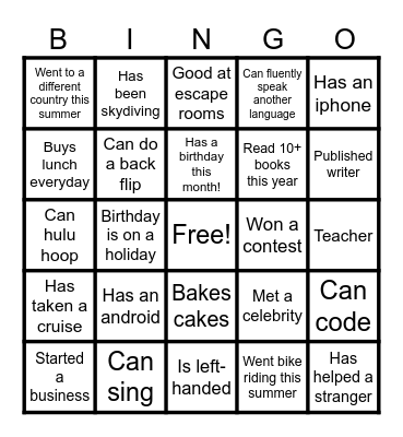 NSPDK Sisterly Bonding October 2024 Bingo Card