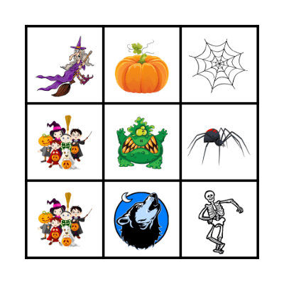 Halloween Bingo Card