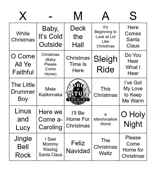 Christmas Classics Bingo Card