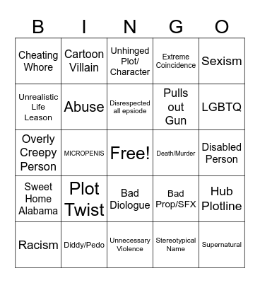 Betterer Tommors Teachings Bingo Card