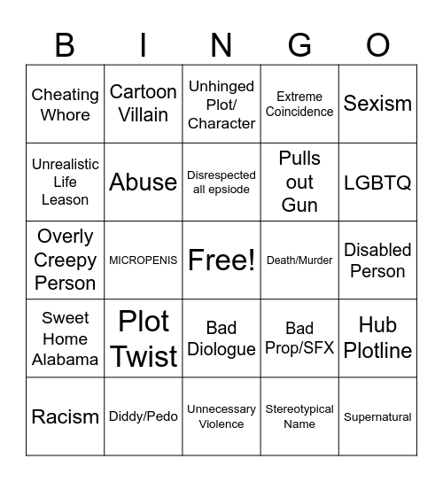 Betterer Tommors Teachings Bingo Card