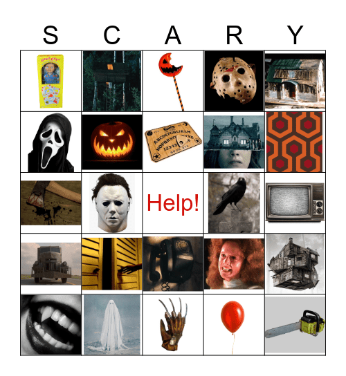 Halloween Bingo Card