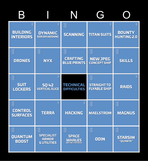 CITIZENCON 2954 Bingo Card