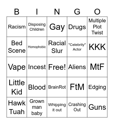 Tomorrow Teachings Bingo Card