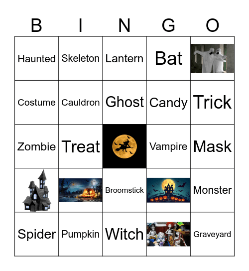 Halloween Bingo Card