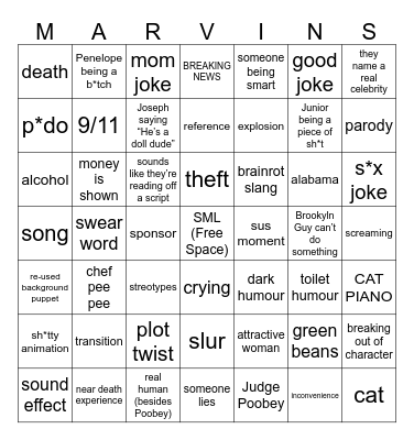 SML BINGO Card
