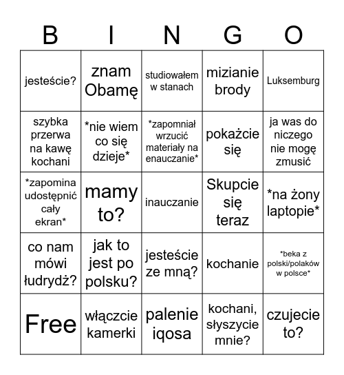 Mikro/szeregi Bingo Card