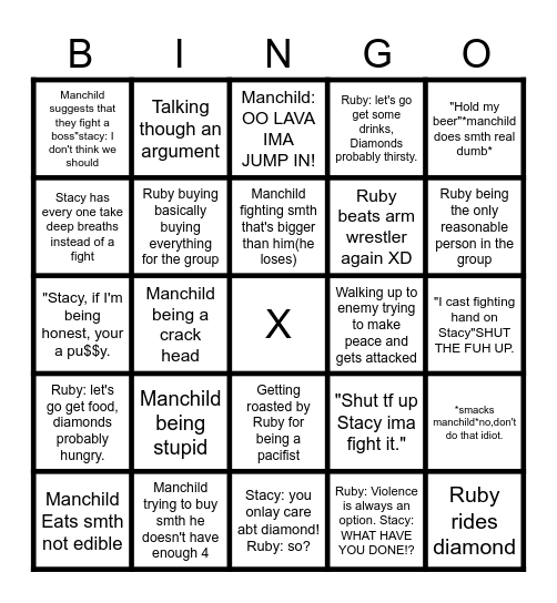 D&D Bingo Card