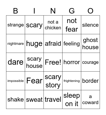 Unit 1 JB2 Bingo Card