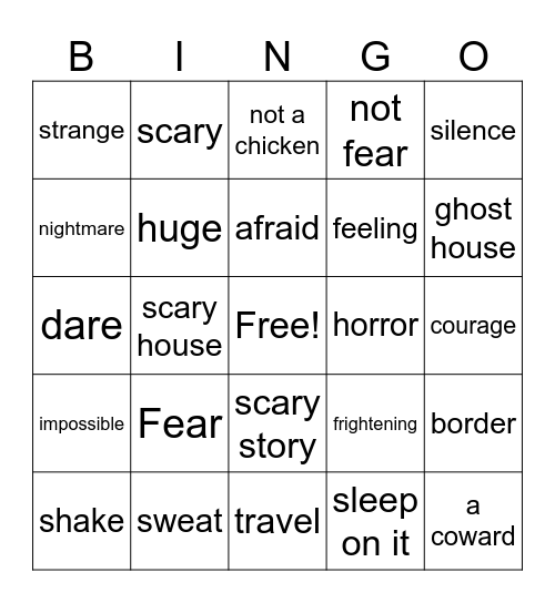 Unit 1 JB2 Bingo Card