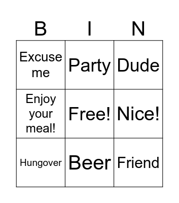 Lotería Bingo Card