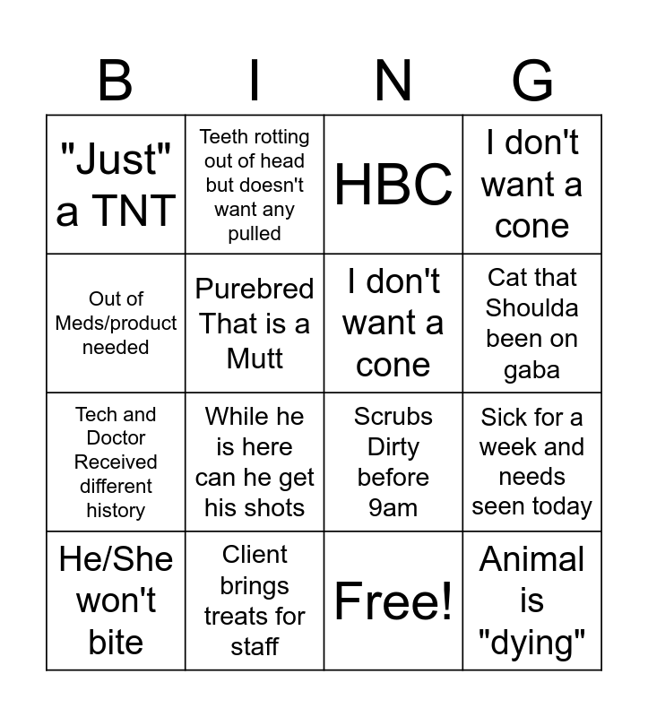 Appreciation Week Bingo Card