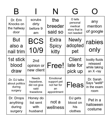 Tech Week Bingo! Bingo Card