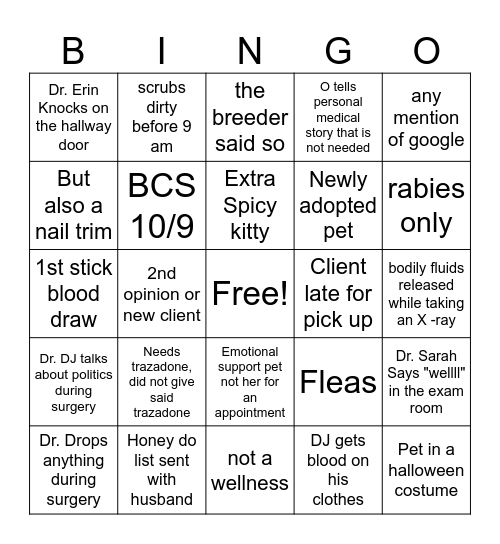 Tech Week Bingo! Bingo Card