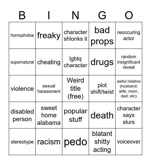 tomorrow's teachings bingo Card