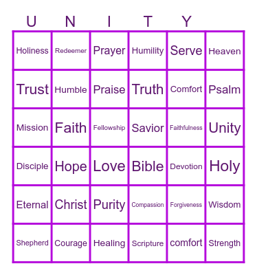 WOM Women's Conference 2024 Bingo Card