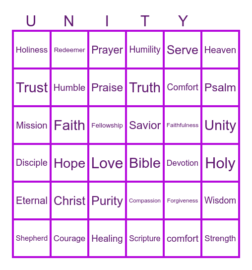 WOM Women's Conference 2024 Bingo Card