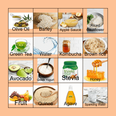 Food Swap Bingo Card