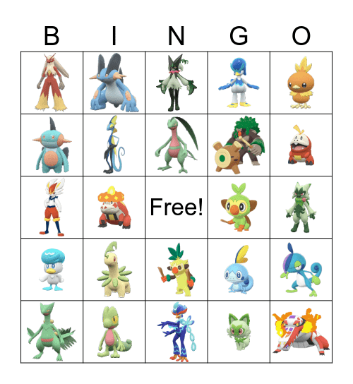 Extra Life Game Day 2024 Starter Shiny Hunt! Bingo Card