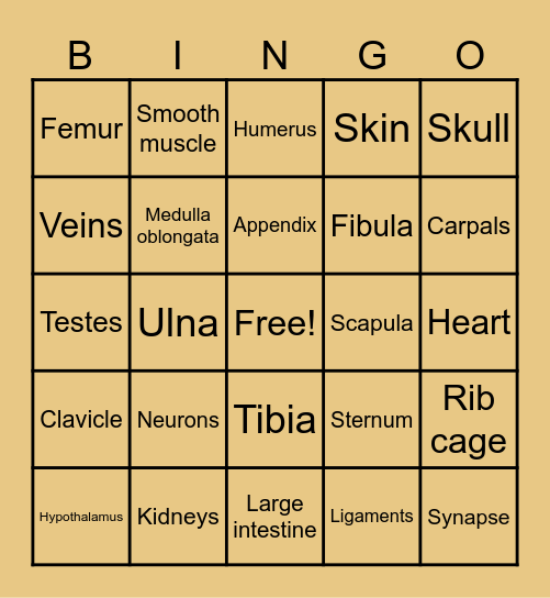 ESCC Bingo Card