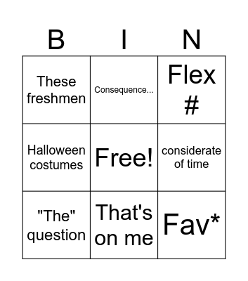 FM 1014 Bingo Card