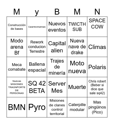 Citicon Dorko Bingo Card