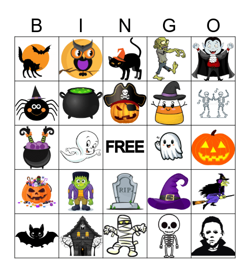 MW&CO HALLOWEEN Bingo Card