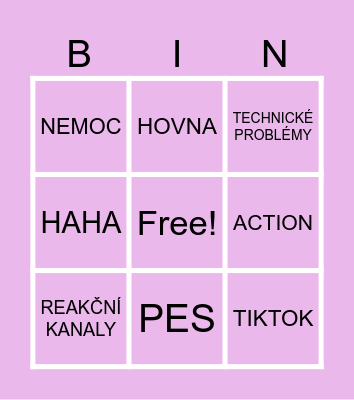 VLADĚNA PLUS Bingo Card